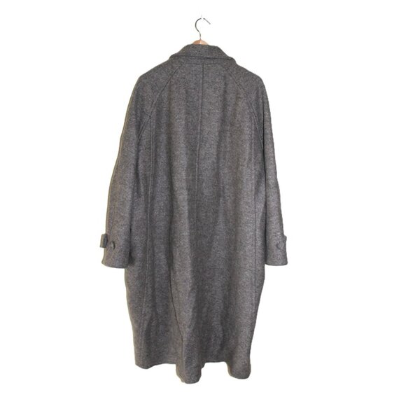 H&M Premium - Oversized Italian Wool Coat in Taupe (XL) - Picture 4 of 11